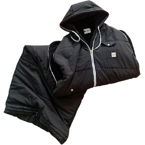 IGLU Outfitters Wearable Sleeping Bag Long Puffer Jacket Stadium Sack Camping Sports Stadiums Poncho Blanket in Saudi Arabia