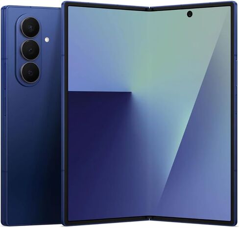 Samsung Galaxy Z Fold7: مفتوح، سعة تخزين 512 جيجابايت، Blue Shadow (متجدد) in Kuwait