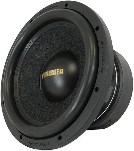Rockville Punisher 12D2 12" 5600 Watt Competition Car Subwoofer Bundle with Rockville RBS12 Vented Enclosure Box & Complete Single Sub Box Enclosure Installation Kit (3 Items) in Saudi Arabia