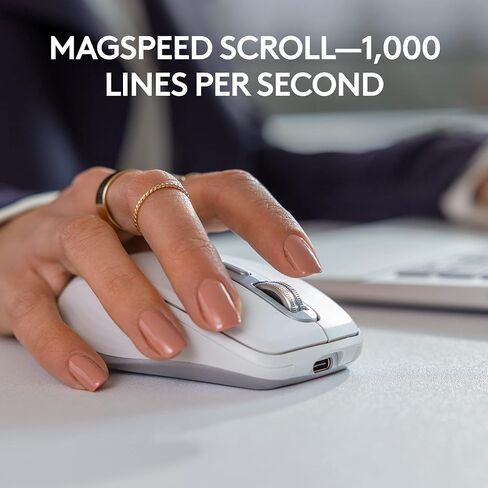 ماوس Logitech MX Anywhere 3S اللاسلكي للأعمال - لنظام التشغيل Windows/Mac/Chrome/Linux، بلوتوث، نقرة هادئة، Secure Logi Bolt، مدمج، 8K DPI، تمرير MagSpeed ​​- جرافيت in Kuwait