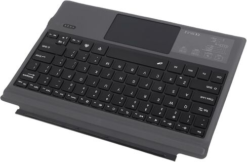 LiebeWH Rechargeable Wireless Tablet Keyboard with Touchpad Backlight for Pro 3 4 5 6 7, ABS Material (Red) in Saudi Arabia