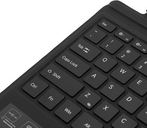 LiebeWH Rechargeable Wireless Tablet Keyboard with Touchpad Backlight for Pro 3 4 5 6 7, ABS Material (Red) in Saudi Arabia