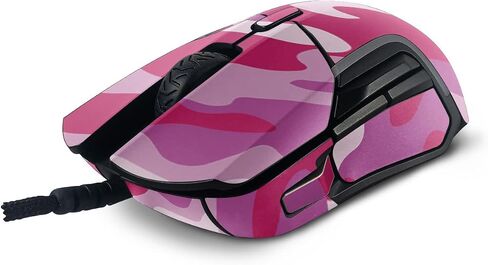 غلاف MightySkins متوافق مع ماوس الألعاب SteelSeries Rival 5 - مموه وردي | غطاء ملتف واقٍ ومتين وفريد ​​من نوعه من الفينيل | سهل التطبيق والإزالة وتغيير الأنماط | صنع في الولايات المتحدة الأمريكية in Saudi Arabia
