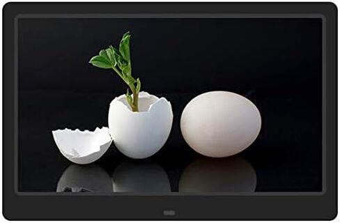 إطار صور رقمي مقاس 12.5 بوصة مع جهاز تحكم عن بعد، ومشغل صور وفيديو ذكي، بدقة 1366 × 768، حامل مزدوج على الحائط، متوفر باللونين الأبيض والأسود. in Saudi Arabia