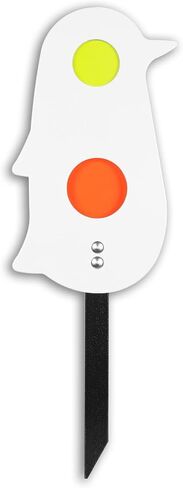 Highwild Metal Penguin Resetting Target Neon Plates - Two Methods of Use - Rated for .22/.177 Air Guns in Saudi Arabia