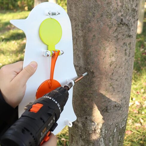 Highwild Metal Penguin Resetting Target Neon Plates - Two Methods of Use - Rated for .22/.177 Air Guns in Saudi Arabia