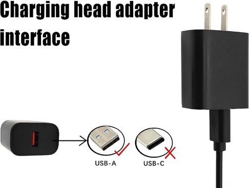 شاحن KPOERT USB C متوافق مع جهاز Amazon Fire HD 8 اللوحي الجديد/ 8 Plus/الكمبيوتر اللوحي الاحترافي للأطفال، الجيل الثاني عشر شاشة عالية الدقة 8 بوصة - إصدار 2020/2022/2024 (مع كابل USB C، 6FT) in Kuwait
