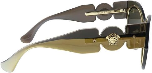 Versace VE 2234 1002 Dark Grey Plastic Cat-Eye Sunglasses Grey Lens in Saudi Arabia