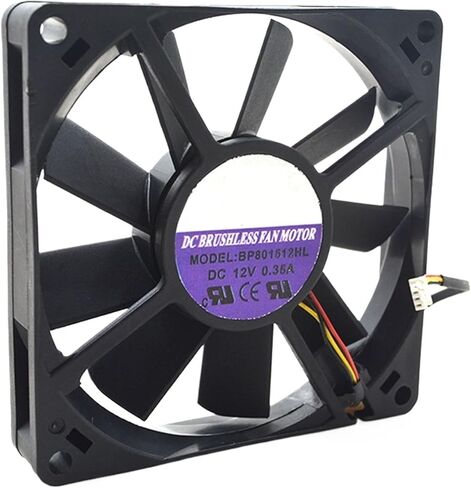 for BP801512HL 12V 0.35A 8cm 8015 80x80x15mm 3 Wires Cooling Fan in Saudi Arabia