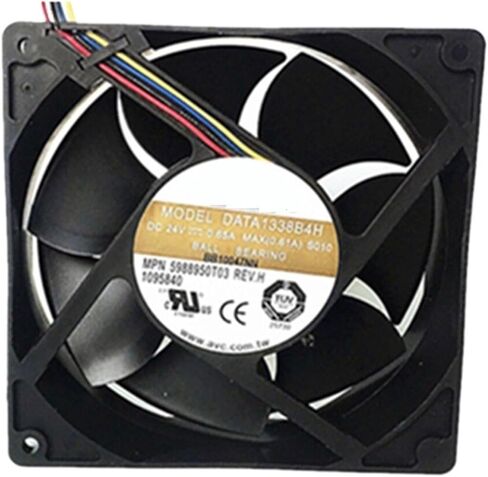 for DATA1338B4H 24V 0.65A 12cm 12738 127x127x38mm Double Ball Bearing Cooling Fan in Saudi Arabia