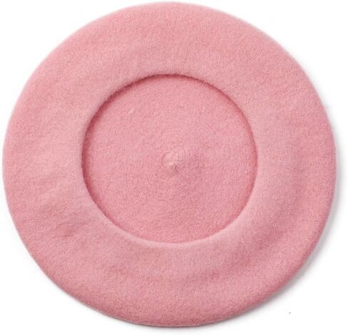 Classic French Beret Hat for Kids - Elegent Wool Beret for Girls Party Romantic French Themed Fancy Dress 4-10 Years in Kuwait