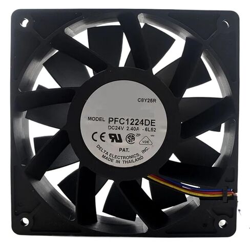 ل PFC1224DE 24V 2.4A 12 سنتيمتر 12038 120x120x38 مللي متر سوبر كبير حجم الهواء محول تردد مروحة التبريد العنيفة in Kuwait