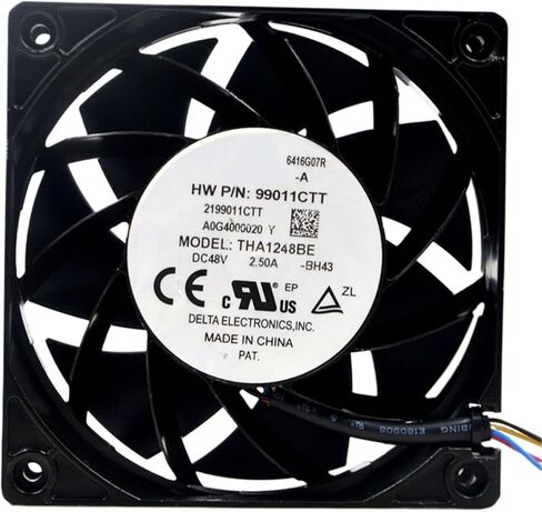 ل THA1248BE 48V 2.5A 7600RPM 12 سنتيمتر 12038 120x120x38 مللي متر مزدوجة الكرة تحمل مروحة التبريد in Saudi Arabia