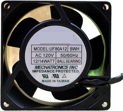 for UF12A12 AC 120V 50/60Hz 12/14W 12cm 12038 120x120x38mm Ball Bearing Cooling Fan in Saudi Arabia