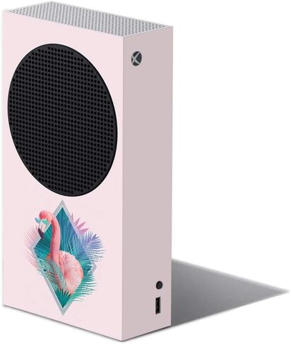 MightySkins Skin Compatible with Xbox Series S - Flamingo Vice | Protective, Durable, and Unique Vinyl Decal wrap Cover | Easy to Apply and Change Styles | Made in The USA in Saudi Arabia
