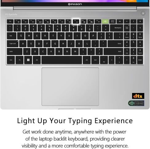 IPASON P3 16" WUXGA (1920 x 1200) Laptop – Sleek Everyday Performance with Intel N100 Quad-Core, 16GB DDR5 RAM, 512GB SSD, Backlit Keyboard, HDMI, microSD Reader, Wi-Fi, Windows 11 Home in Saudi Arabia