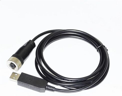 CHIP USB to M12 5P Female RS232 Converter Serial Communication Cable for ITV1000 ITV2000 ITV3000 Series E/P Regulator(5m) in Saudi Arabia