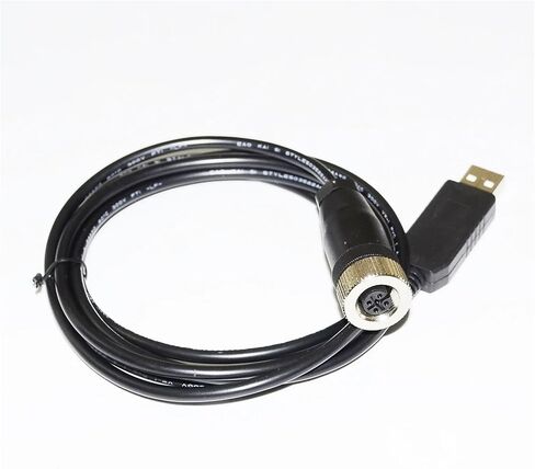 CHIP USB to M12 5P Female RS232 Converter Serial Communication Cable for ITV1000 ITV2000 ITV3000 Series E/P Regulator(5m) in Saudi Arabia