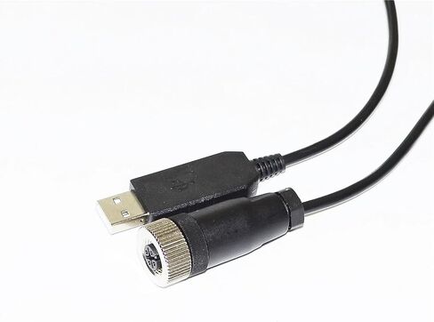 CHIP USB to M12 5P Female RS232 Converter Serial Communication Cable for ITV1000 ITV2000 ITV3000 Series E/P Regulator(5m) in Saudi Arabia
