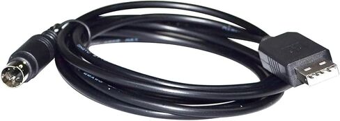 FT232RL USB to MINI DIN 4 PIN MD4 Adapter RS232 Serial Communication Cable for EP PLC to PC EP2S-232P0-9F-150 KABLE(1.8m,DB9-MINI DIN) in Saudi Arabia