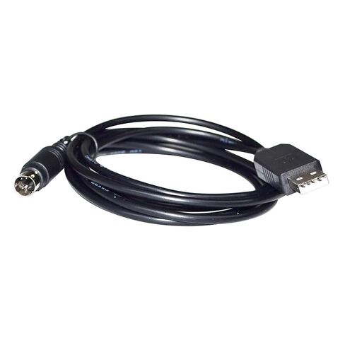 FT232RL USB إلى MINI DIN 4 PIN MD4 محول RS232 كابل اتصال تسلسلي لـ EP PLC إلى الكمبيوتر EP2S-232P0-9F-150 KABLE(1.8 متر، DB9-MINI DIN) in Kuwait