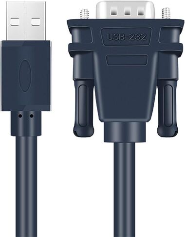 كابل محول USB إلى RS232 فعال وموصل دبوس DB9 للطابعات Windows8/10 فعال ومحول in Kuwait
