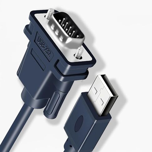 كابل محول USB إلى RS232 فعال وموصل دبوس DB9 للطابعات Windows8/10 فعال ومحول in Kuwait