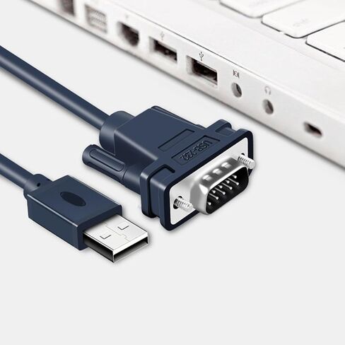 كابل محول USB إلى RS232 فعال وموصل دبوس DB9 للطابعات Windows8/10 فعال ومحول in Kuwait