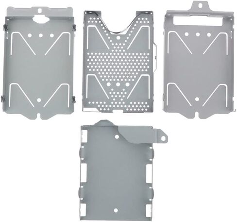 Replacment Hard Drive Bracket Mounting Bracket Holder Frame with Screws for PS4 1000 1100 1200 Pro Slim Host Console Hard Disk Drive Holder Repair Parts (for PS4 1200) in Saudi Arabia