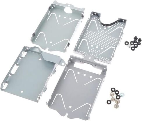 Replacment Hard Drive Bracket Mounting Bracket Holder Frame with Screws for PS4 1000 1100 1200 Pro Slim Host Console Hard Disk Drive Holder Repair Parts (for PS4 1200) in Saudi Arabia