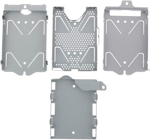 Replacment Hard Drive Bracket Mounting Bracket Holder Frame with Screws for PS4 1000 1100 1200 Pro Slim Host Console Hard Disk Drive Holder Repair Parts (for PS4 1200) in Saudi Arabia