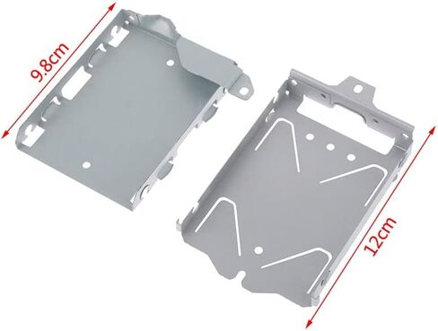 Replacment Hard Drive Bracket Mounting Bracket Holder Frame with Screws for PS4 1000 1100 1200 Pro Slim Host Console Hard Disk Drive Holder Repair Parts (for PS4 1200) in Saudi Arabia