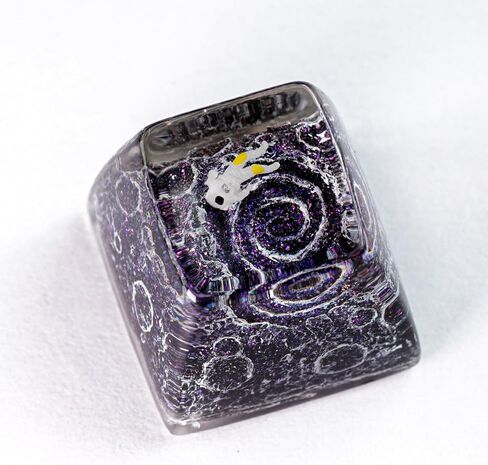 Axolotl Keycap with Blue Pink Coral Ocean SA Profile Handmade Artisan Keycap Fantasy Cool Custom Keycaps Keyboard Caps Resin Keycaps for Cherry MX Mechanical Keyboard Lovers Gift in Saudi Arabia