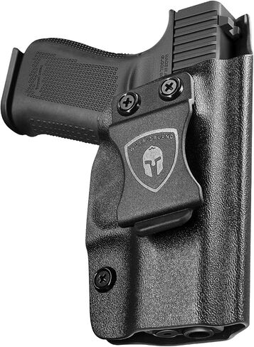 حافظة WARRIORLAND IWB Kydex، اختيارية لـ Glock 17/19/ 19X/ 43/ 43X، Hellcat، Sig P320-M18، Ruger LCP 2/ LCP 380/ EC9S، Beretta APX بالحجم الكامل، M&P Shield 9/.40 /Shield EZ، والمزيد، اليد اليمنى in Kuwait