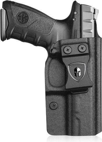 حافظة WARRIORLAND IWB Kydex، اختيارية لـ Glock 17/19/ 19X/ 43/ 43X، Hellcat، Sig P320-M18، Ruger LCP 2/ LCP 380/ EC9S، Beretta APX بالحجم الكامل، M&P Shield 9/.40 /Shield EZ، والمزيد، اليد اليمنى in Kuwait