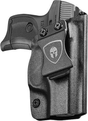 حافظة WARRIORLAND IWB Kydex، اختيارية لـ Glock 17/19/ 19X/ 43/ 43X، Hellcat، Sig P320-M18، Ruger LCP 2/ LCP 380/ EC9S، Beretta APX بالحجم الكامل، M&P Shield 9/.40 /Shield EZ، والمزيد، اليد اليمنى in Kuwait