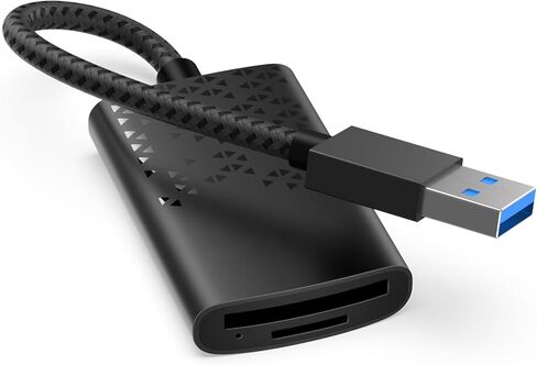 قارئ بطاقة SD UHS-II USB 3.0 - محول بطاقة ذاكرة عالي السرعة لأجهزة Mac وWindows PC والكمبيوتر المحمول وهواتف Android والكاميرا - يدعم بطاقات SDXC/SDHC/UHS-I/UHS-II وبطاقات Micro SD in Saudi Arabia
