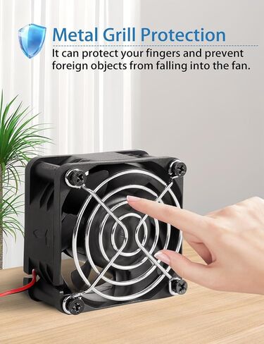 2 Pack 12V DC Cooling Fan 120mm x 25mm 2Pin Brushless Case Fan for PC Desktop Computer Hard Drive Amplifier PSU Powered Supply in Saudi Arabia