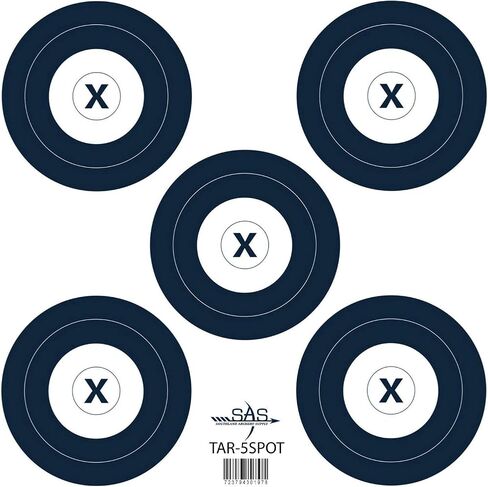 SAS Paper Target Face for Bow Shooting Range Gun Rifle Practice Compound Recurve Competition in Saudi Arabia