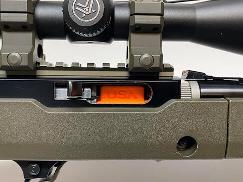 علم أمان مجلة الغرفة لأكواب طراز Ruger's 10/22 BX-1، أخضر ليموني، صنع في الولايات المتحدة الأمريكية in Saudi Arabia