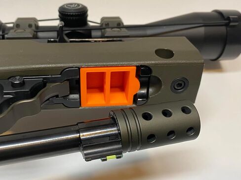 علم أمان مجلة الغرفة لأكواب طراز Ruger's 10/22 BX-1، أخضر ليموني، صنع في الولايات المتحدة الأمريكية in Saudi Arabia