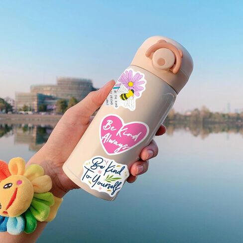 50pcs Kindness Stickers for Kids Teens Adults, Motivational Be Kind Stickers for Water Bottles, Kindness Waterproof Decals for Laptop Scrapbooking Journaling Notebook Party Supplies in Saudi Arabia