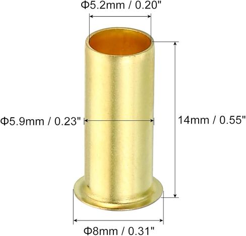 PATIKIL 2.5 مم أنبوب OD نحاس ضغط إدراج، 50 حزمة إدراج أنبوب دعم ضغط كم تركيب مجموعة متنوعة لخرطوم غاز الماء الهواء in Saudi Arabia