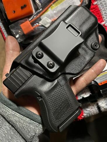 IWB الحافظة اليد اليمنى و 9 مم / .40 حامل الحقيبة مجلة المكدس المزدوج لغلوك G26 / 27/28/33 in Saudi Arabia