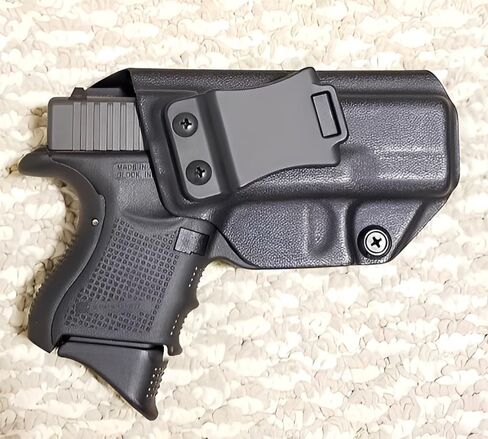 IWB الحافظة اليد اليمنى و 9 مم / .40 حامل الحقيبة مجلة المكدس المزدوج لغلوك G26 / 27/28/33 in Saudi Arabia