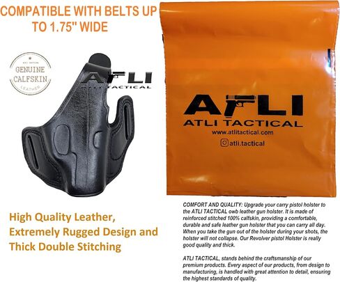 حافظة جلدية Sig P365 OWB مع نقطة حمراء - P365 حافظة نقطة حمراء - P365 حافظات جلدية قطع بصرية - لـ Sig P365X XL SAS Macro، S&W CSX، Rgr LCP LC9s EC9s، Kahr CW9 مسدسات - Optic SigP365 in Kuwait