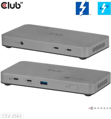 CSV-2563 5-1 Thunderbolt™ 5 Hub Triple Video 5K60Hz Thunderbolt™ Share Certified 180W in Kuwait