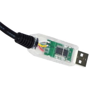 FT232RL CHIP USB to RJ45 RS485 Serial Communication Cable for ML2420 ML2430 ML2440 MPPT Charge Controller(3metres,Transparent USB Case) in Saudi Arabia