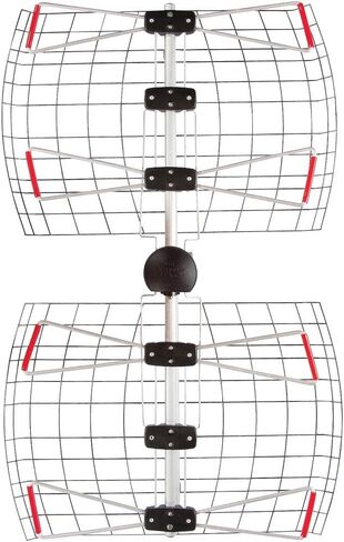 2 Element Bowtie Indoor/Outdoor HDTV Antenna - 45 Mile Range in Saudi Arabia