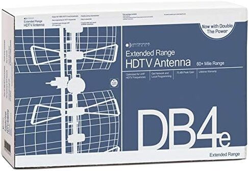2 Element Bowtie Indoor/Outdoor HDTV Antenna - 45 Mile Range in Saudi Arabia
